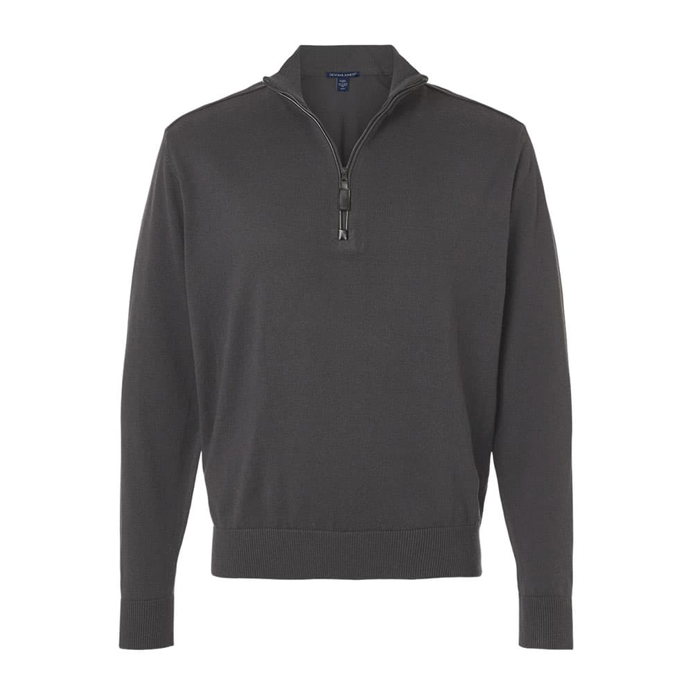 CUSTOM DEVON & JONES MENS NEW CLASSICS QUARTER-ZIP PULLOVER